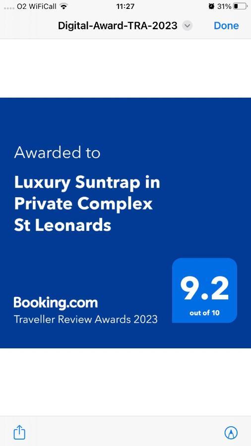 Luxury Suntrap In Private Complex St Leonards Apartment Hastings Exterior photo